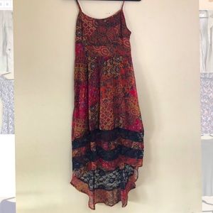 Light Floral Dress with Lace